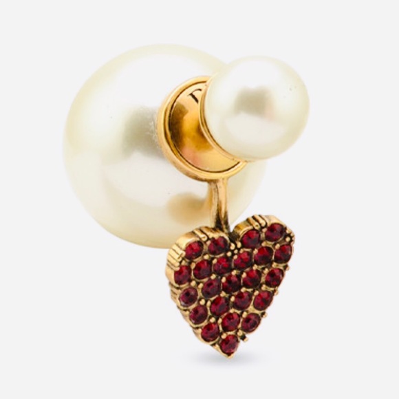 Dior Jewelry - Authentic Dior tribal read heart earrings
